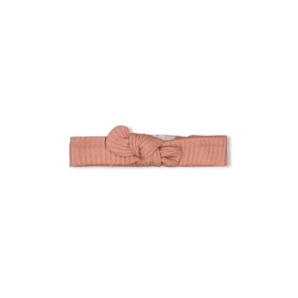 Feetje Haarband ajour rib Roze - Morning Sun