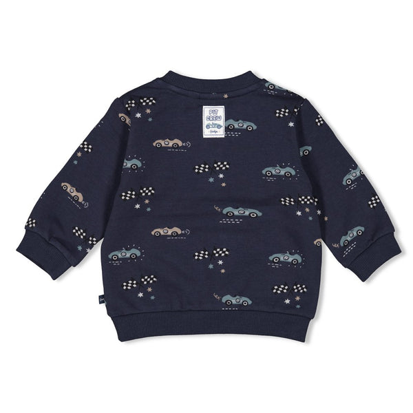 Feetje Sweater AOP  Marine - Let's Go