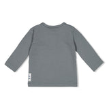 Feetje Longsleeve  Petrol - Let's Go