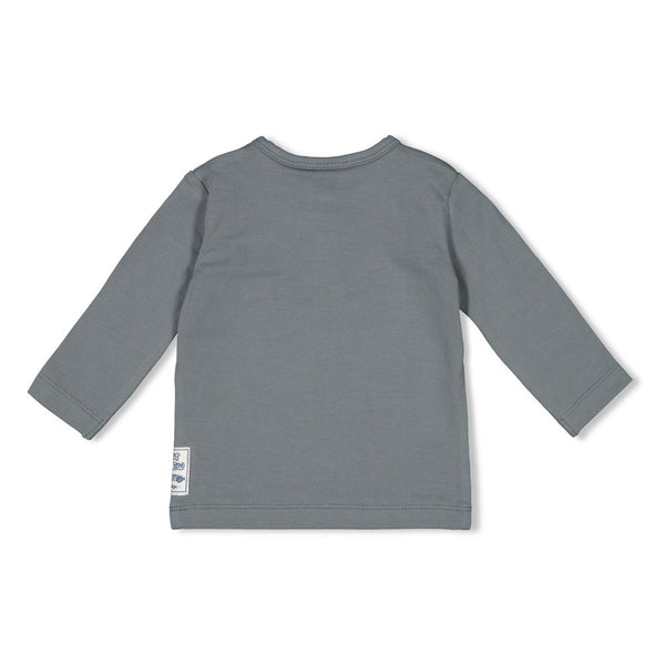 Feetje Longsleeve  Petrol - Let's Go