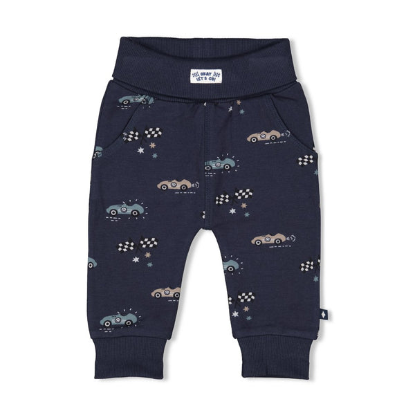 Feetje Broek AOP  Marine - Let's Go