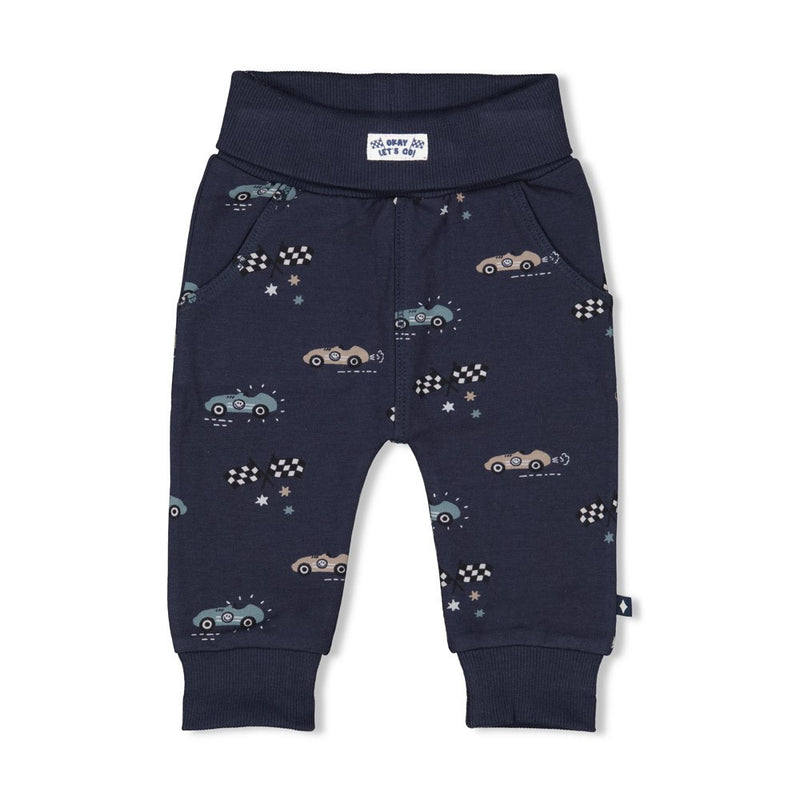 Feetje Broek AOP  Marine - Let's Go