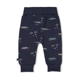Feetje Broek AOP  Marine - Let's Go