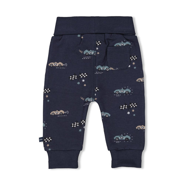 Feetje Broek AOP  Marine - Let's Go