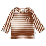 Feetje Longsleeve streep Bruin - Wild World
