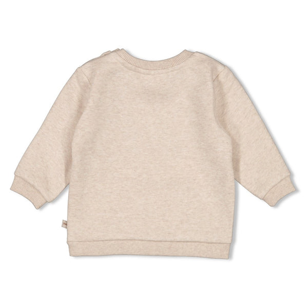 Feetje Sweater Taupe melange - Wild World