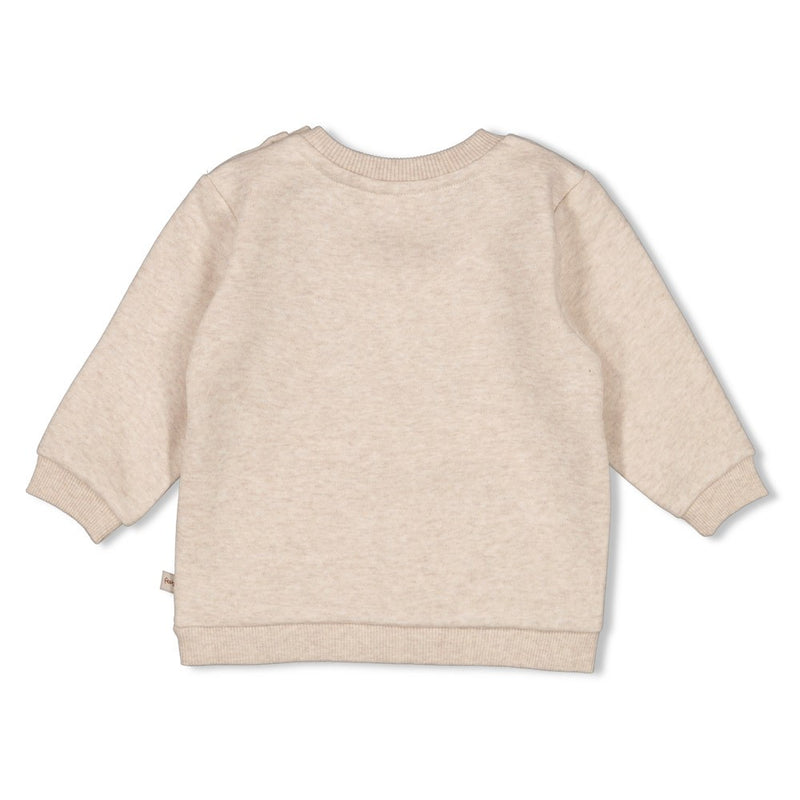 Feetje Sweater Taupe melange - Wild World