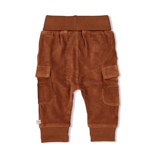 Feetje Broek velours rib Bruin - Wild World