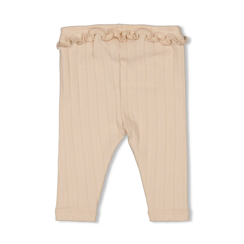 Feetje Legging pointelle rib Offwhite - Woodland Bloom