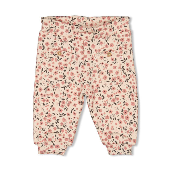 Feetje Broek AOP Offwhite - Woodland Bloom