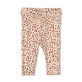 Feetje Legging rib AOP Offwhite - Woodland Bloom