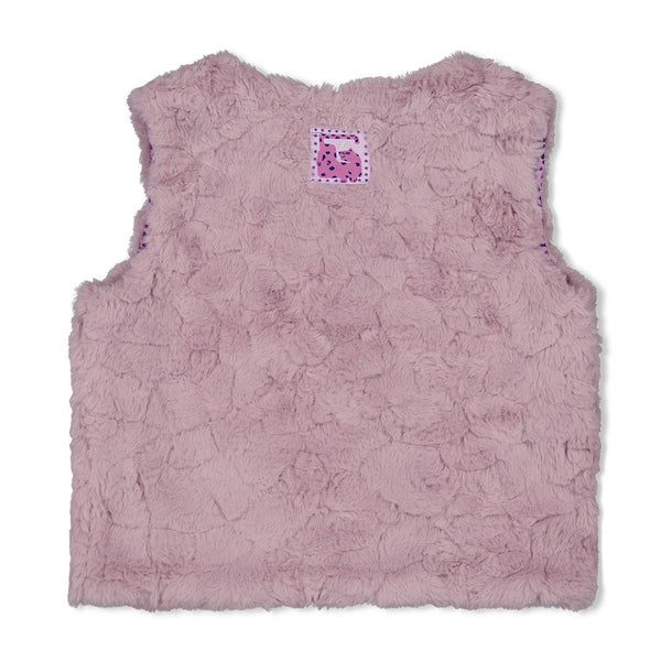 Jubel Omkeerbaar teddy gilet  l.Lila - Wild Soul