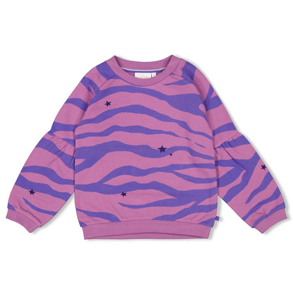 Jubel Sweater AOP  Violet - Wild Soul