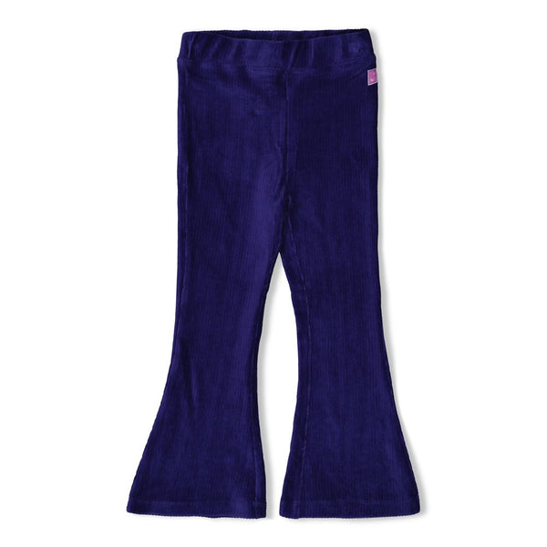 Jubel Flared broek velours rib  Indigo - Wild Soul