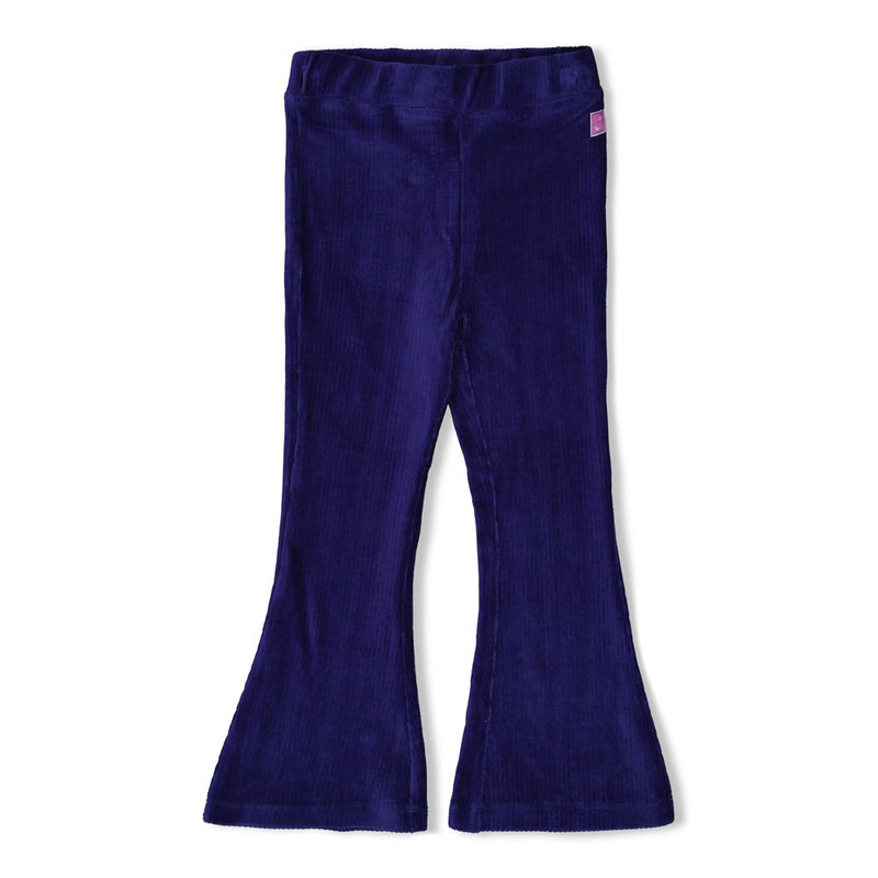 Jubel Flared broek velours rib  Indigo - Wild Soul