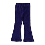 Jubel Flared broek velours rib  Indigo - Wild Soul