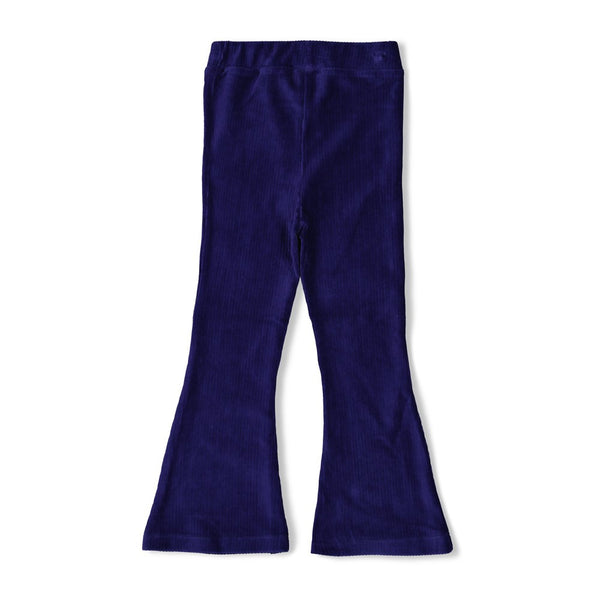 Jubel Flared broek velours rib  Indigo - Wild Soul
