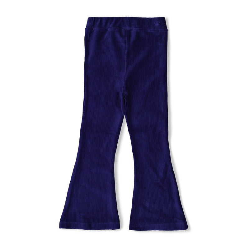 Jubel Flared broek velours rib  Indigo - Wild Soul