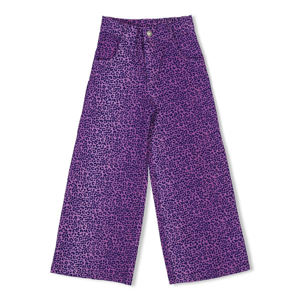 Jubel broek Wide Fit AOP  l.Lila - Wild Soul