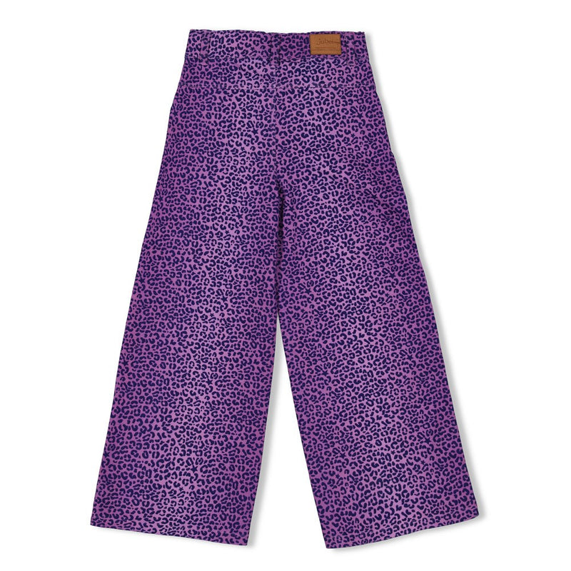 Jubel broek Wide Fit AOP  l.Lila - Wild Soul