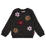Jubel Sweater AOP Antraciet - Shine Bright