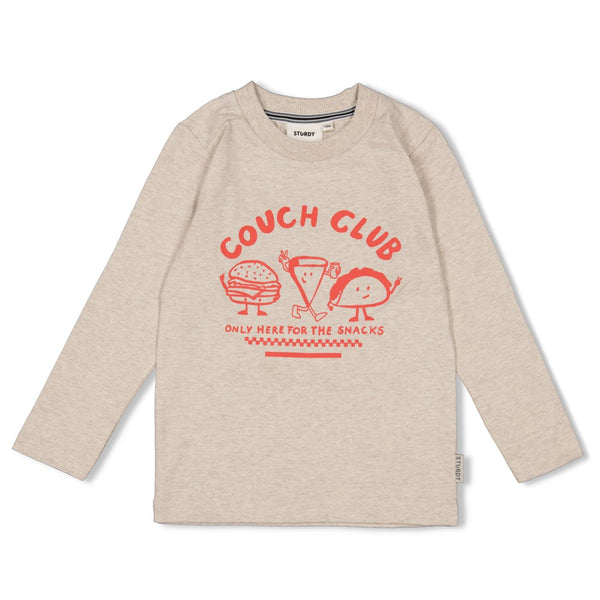 Sturdy Longsleeve  Offwhite melange - Couch Club