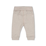Feetje Broek streep Bruin melange - The Cuddle Company