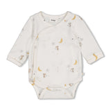Feetje Wikkelromper AOP Offwhite - Over the Moon for You