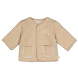 Feetje Omkeerbaar jasje Taupe - Over the Moon for You