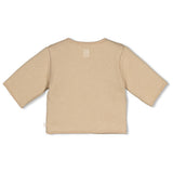 Feetje Omkeerbaar jasje Taupe - Over the Moon for You