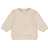 Feetje Sweater Offwhite melange - Over the Moon for You