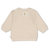 Feetje Sweater Offwhite melange - Over the Moon for You