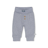 Feetje Broek rib Blauw melange - Breakfast Buddy