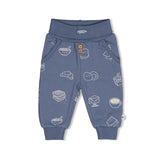 Feetje Broek AOP Blauw - Breakfast Buddy