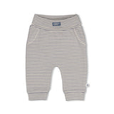 Feetje Broek rib met streep Blauw - Breakfast Buddy