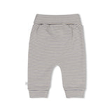 Feetje Broek rib met streep Blauw - Breakfast Buddy