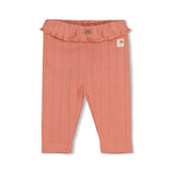 Feetje Legging pointelle rib Roze - Forest Garden