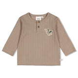 Feetje Longsleeve rib Grijs - Wiggle and Waddle