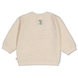 Feetje Sweater Offwhite melange - Wiggle and Waddle