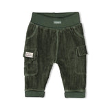 Feetje Broek velours rib Groen - Wiggle and Waddle
