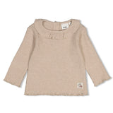 Feetje Longsleeve rib Taupe melange - Dress to Impress