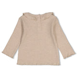 Feetje Longsleeve rib Taupe melange - Dress to Impress