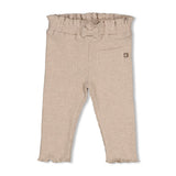 Feetje Legging rib Taupe melange - Dress to Impress
