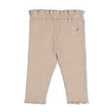 Feetje Legging rib Taupe melange - Dress to Impress