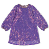 Jubel Pailetten jurk Lila - Daily Princess