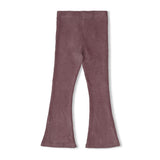 Jubel Flared broek velours rib Lila - Daily Princess