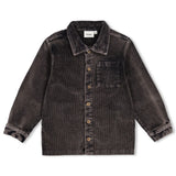 Sturdy Overhemd corduroy Antraciet - Mountain top