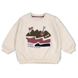 Sturdy Sweater oversized Offwhite melange - Rock the Earth