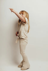 Baje Studio flared legging Jolla sand