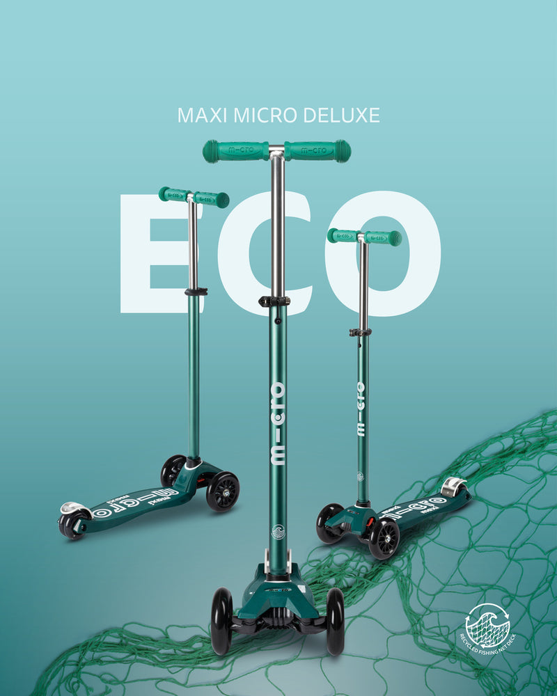 Micro Step Maxi Deluxe ECO LED groen